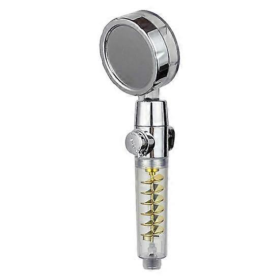 High-Pressure Handheld Showerhead Water Saving Handheld Shower Head with Filter Wind Wheel One-Button Water Stop Showerhead
