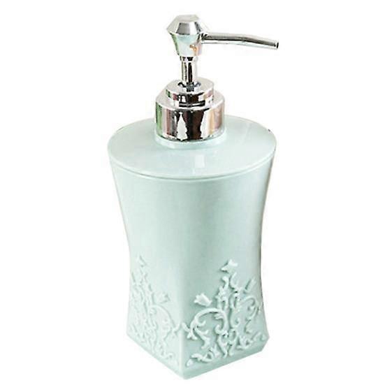 400ml 3D Carved Flower Shampoo Shower Gel Lotion Empty Bottle Liquid Dispenser