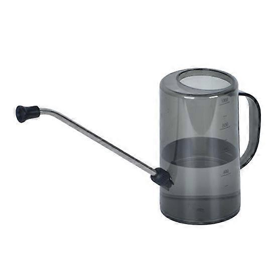 1 Set 1000ml Watering Can with Sprinkler Nozzle Long Mouth Transparent Scale Potted Irrigation Plant Watering Pot Garden Supplies