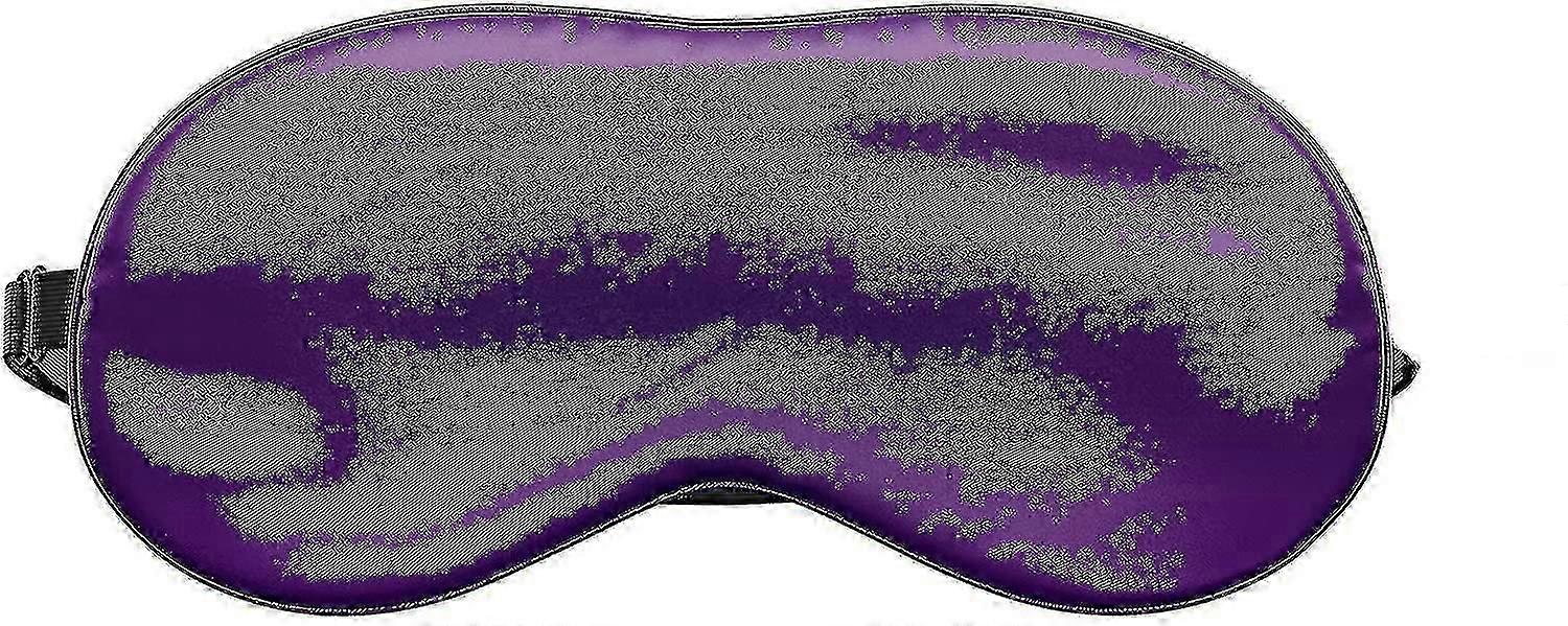 أسوترا – وسادة عين حريرية للنوم، بنفسجي | كتان مملوء باللون/الخزامى