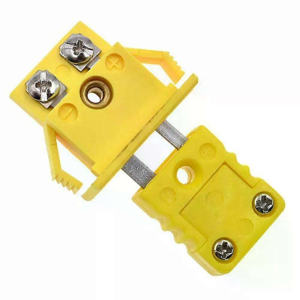 1 Set K-type Thermocouple Mini Socket Plug Mounted Alloy Plug Connector Electrical Equipment Supplies