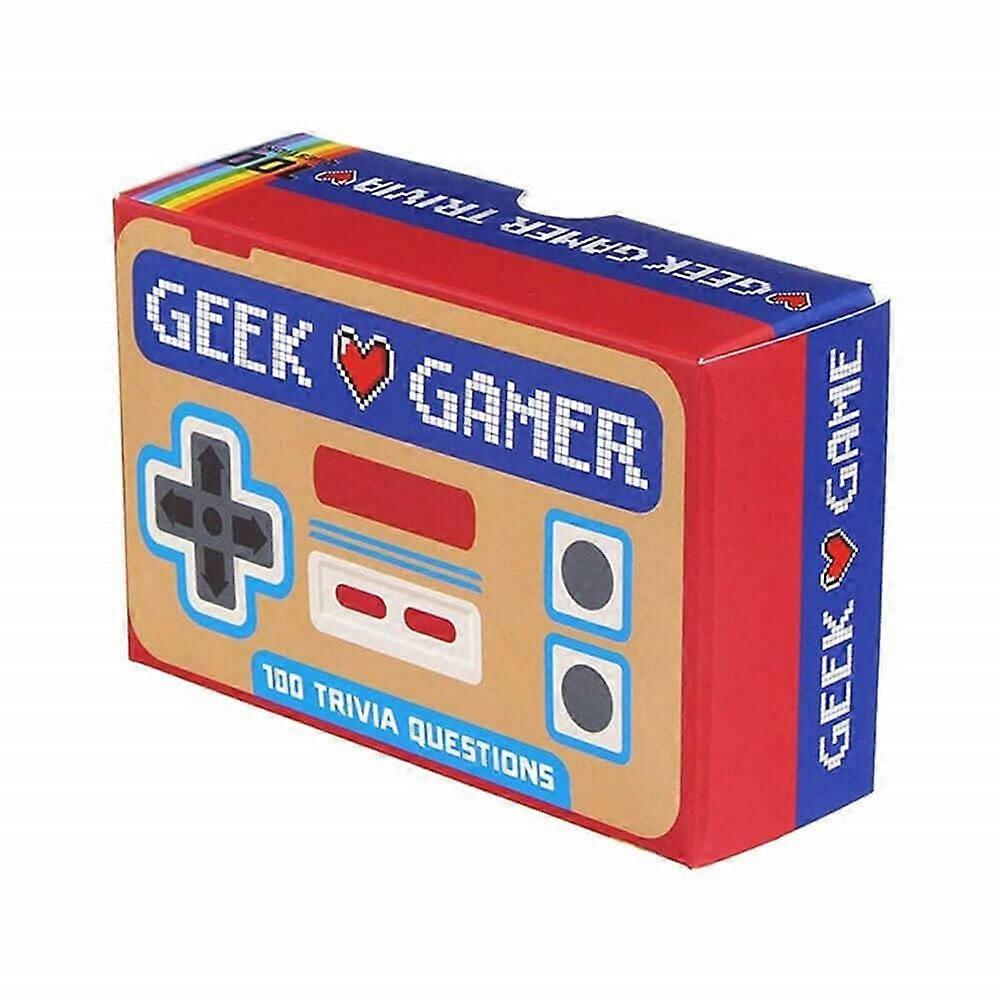 Gift Republic Geek Gamer Trivia 100 Questions For Nostalgic Gaming Lovers Geeks