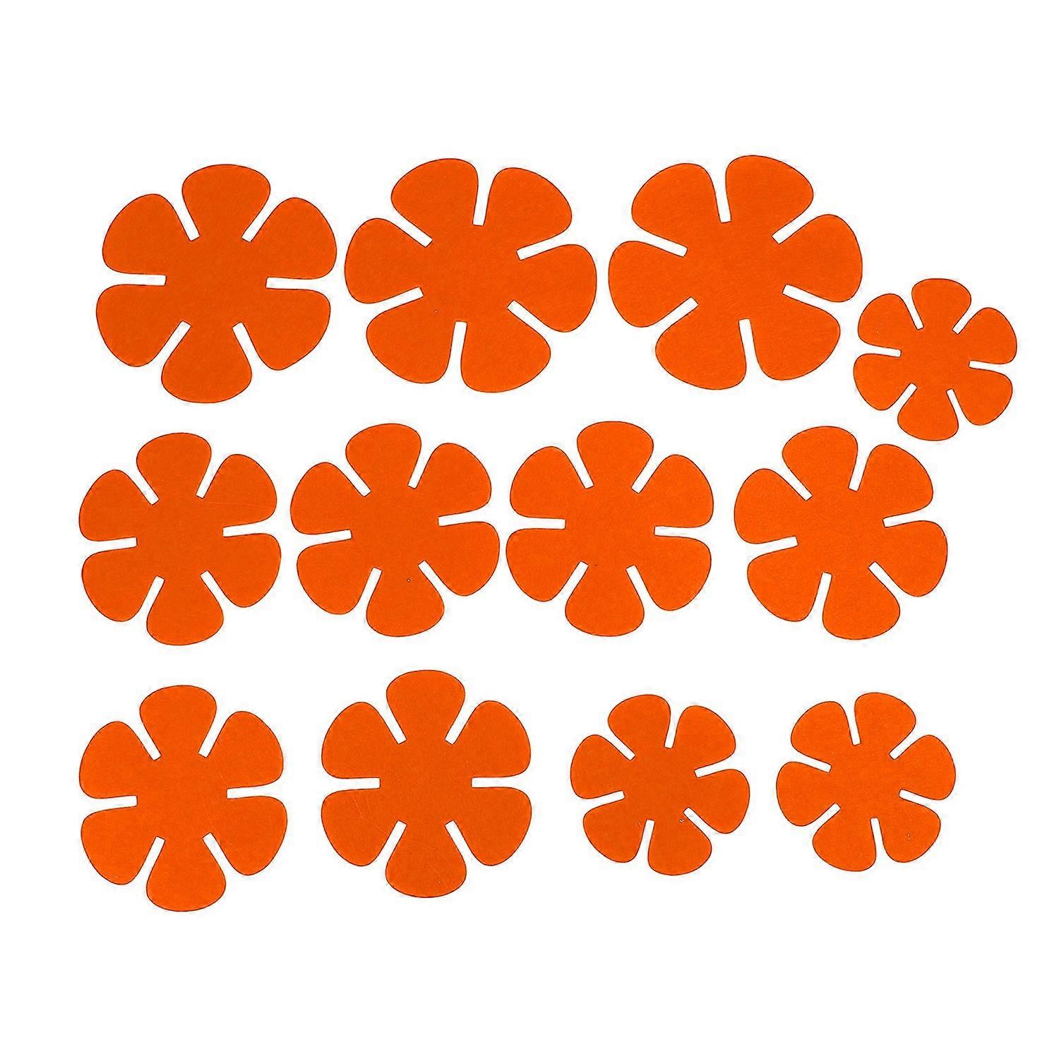 12Pcs Pot Pan Protector Felt Stacking Pads Cookware Dividers Separators Set Kitchen Supplies Orange