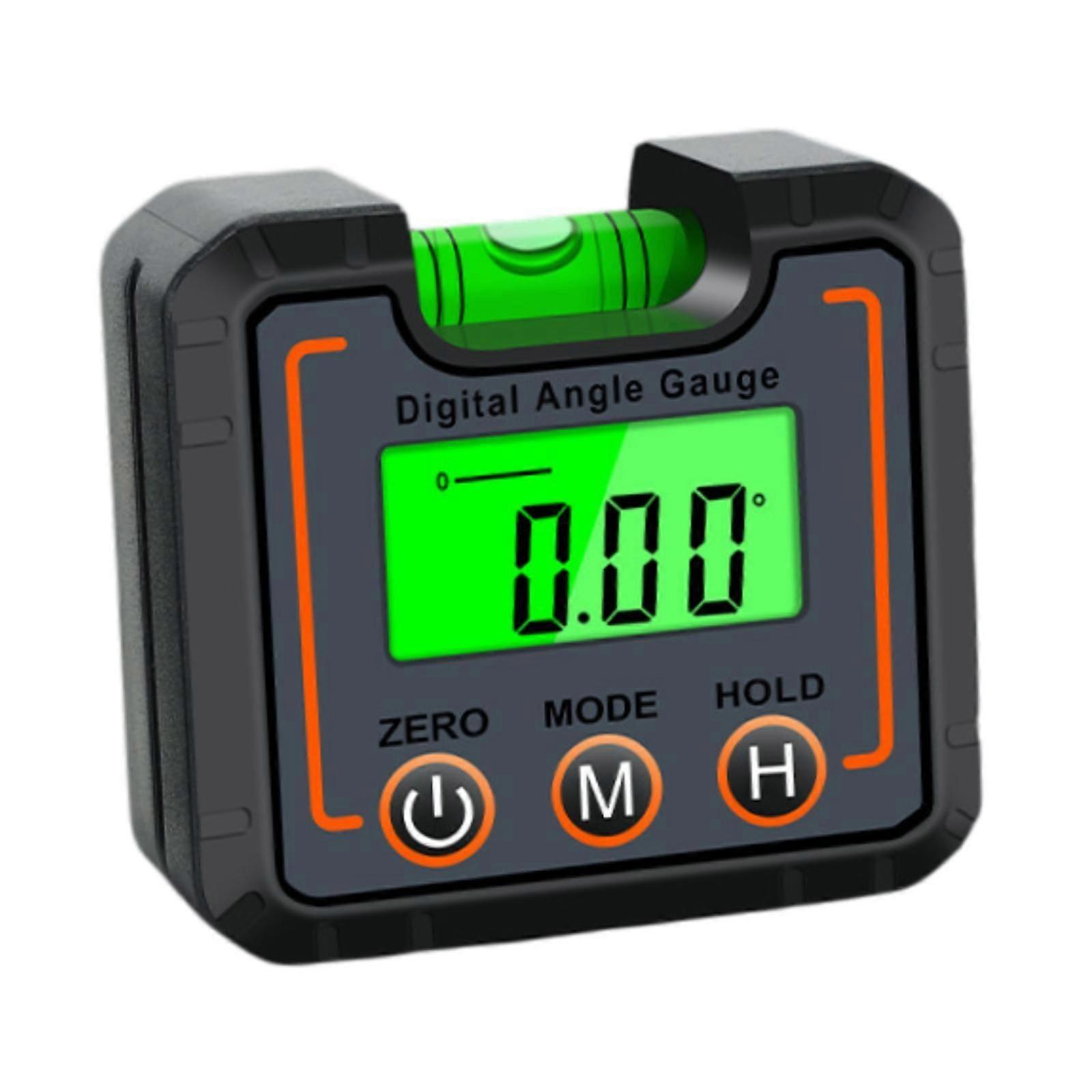Digital Angle Gauge Angles Cube Level Box for Plumbing Construction Carpentry with Backlight