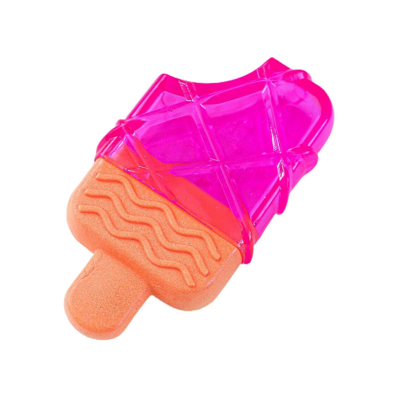 Dog Toy Squeak Teether for Small & Medium Dogs Sound Toy Dog Chew Toy TPR Chew Toy for Small Medium Dogs Teeth Cleaning Multicolor