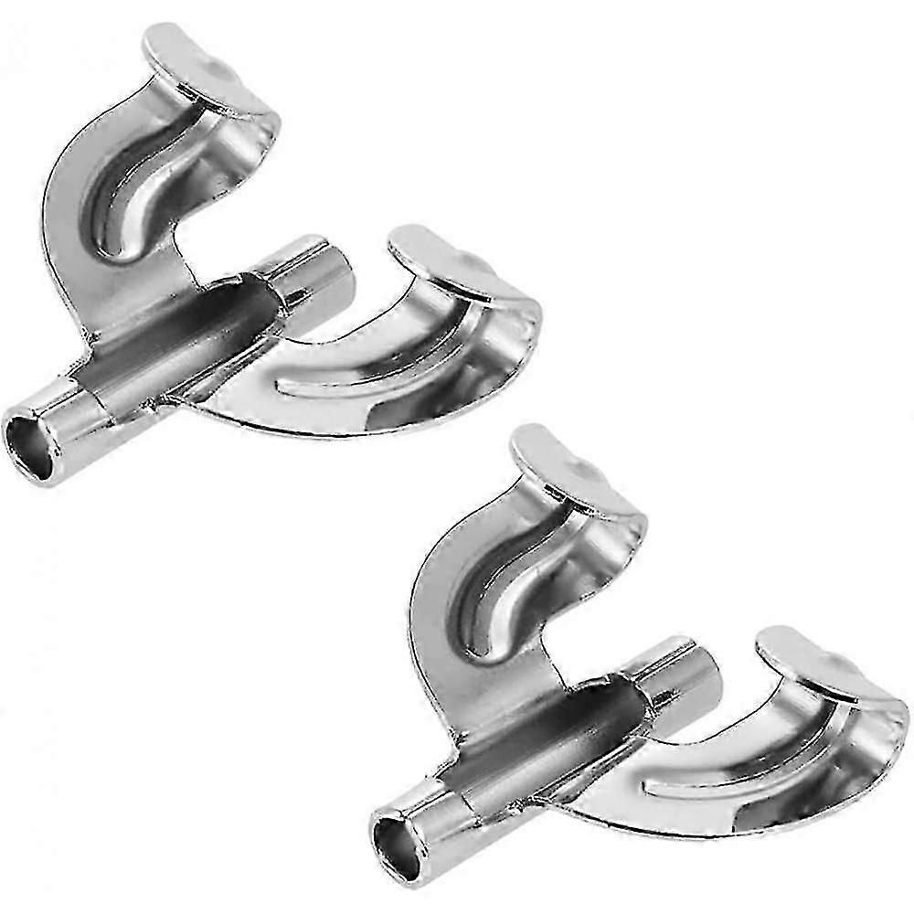 10 κομμάτια Drum Claw Hook Bass Drum Claw Hooks για Bass Drum Percussion Instrument Replacement Silver ORV