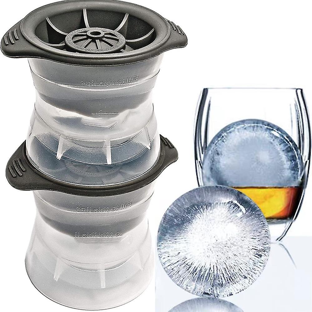 2pcs Silicone Round Ice Ball Mold