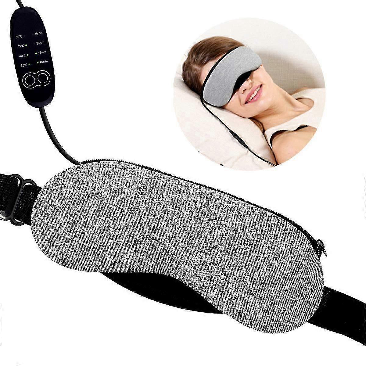 Heated eye mask - Cotton warming massage, adjustable temperature