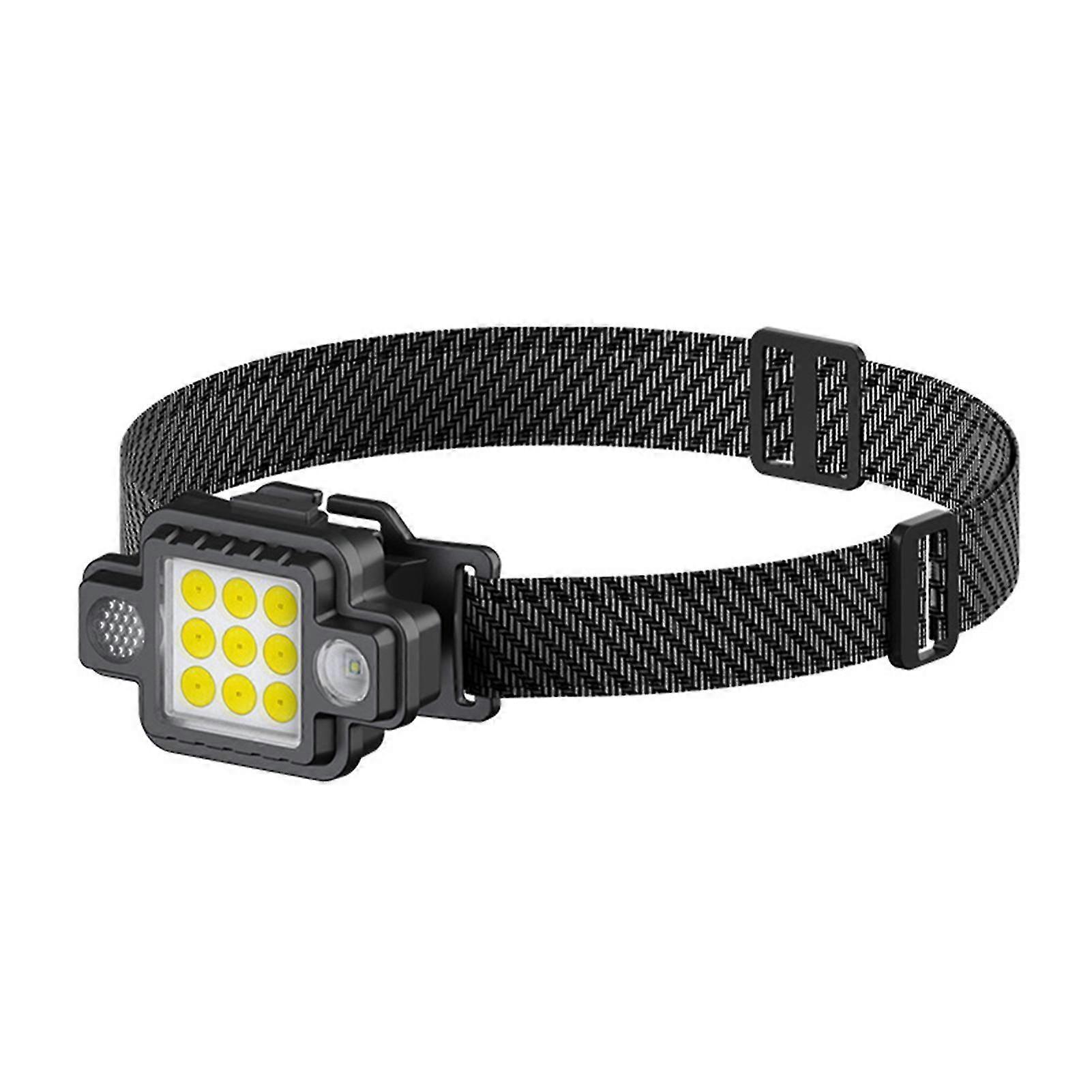 Usb Rechargeable Headlamp Outdoor Flashlight Headlight Work Light With Adjustable Head 5 Light Modes For Cycling