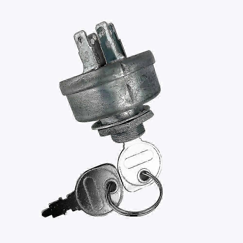 3-Position 5-Terminal Ignition Starter Switch with 2 Keys for Lawn Tractor Mower (725-0267, 925-0267,)