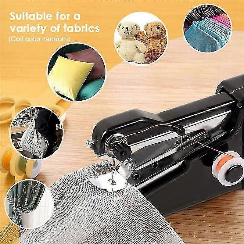 Handheld Sewing Machine, Portable Mini Sewing Machine For Beginners, Cordless Electric Stitching Machine With Sewing