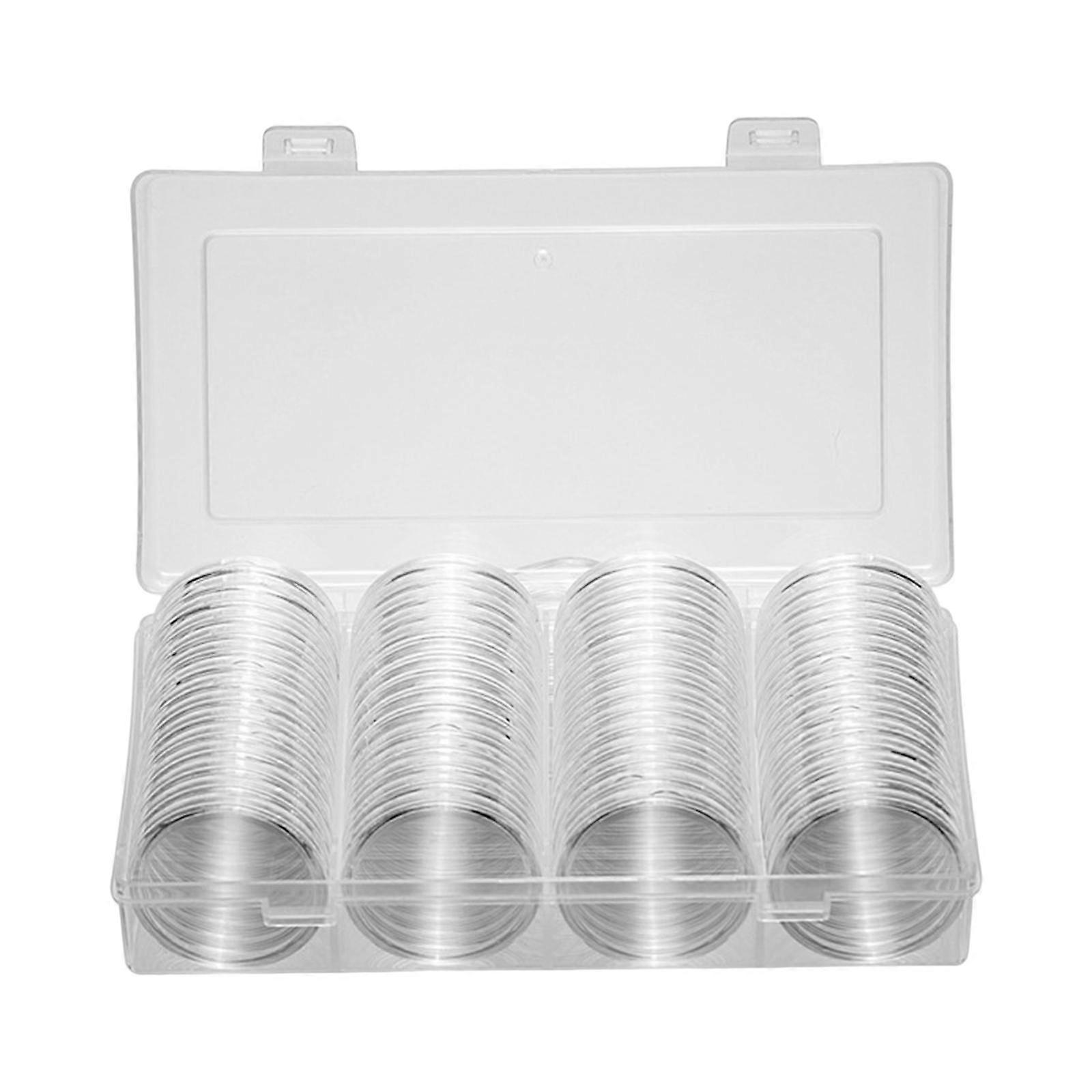 60x 40mm Capsules with Storage Case Holder for Collector