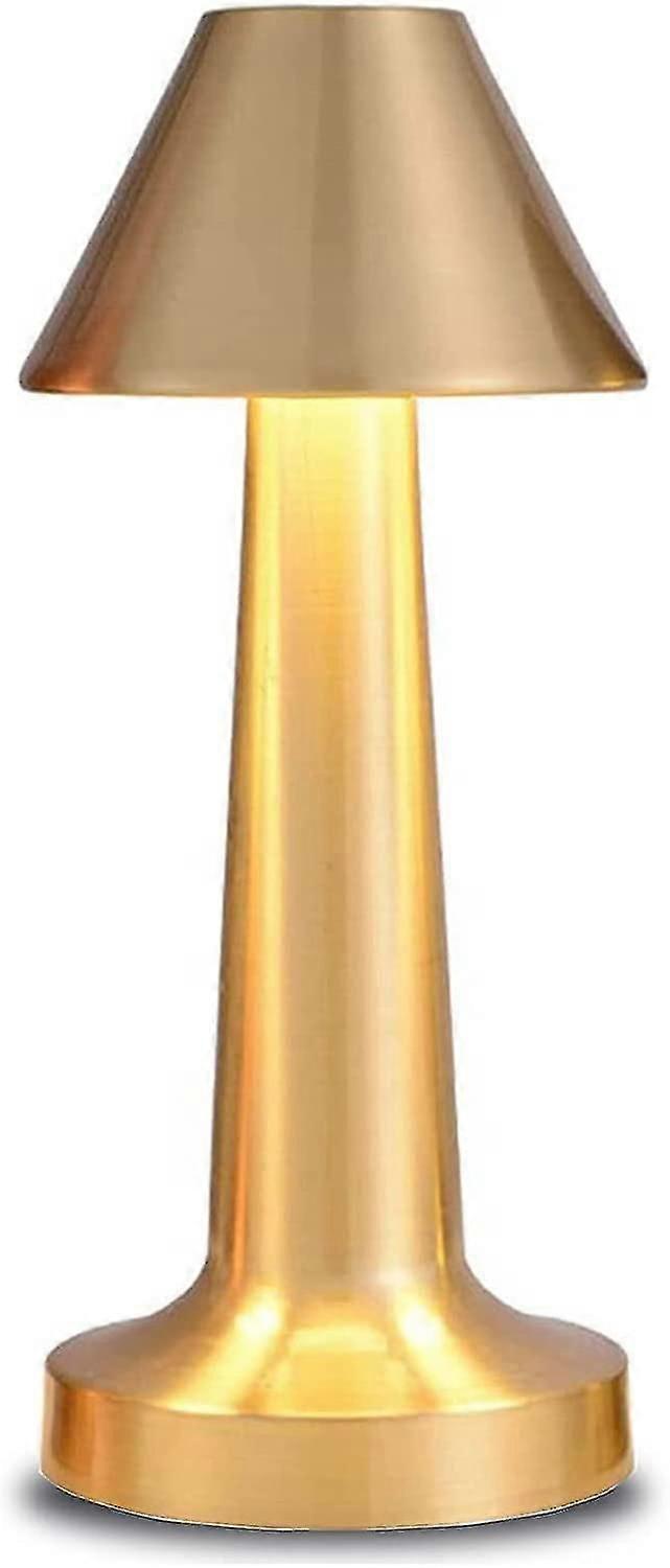 Touch Sensor Bar Rechargeable Table Lamps Golden