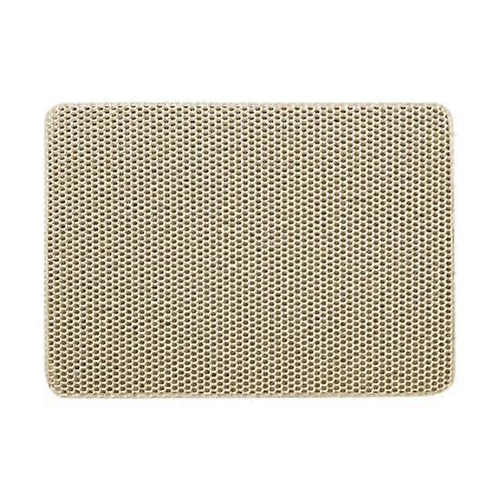 Extra Large Cat Litter Mat Double Layer Cat Litter Trapping Mat Non-Slip Waterproof Litter Box Mat Scatter Control Pad