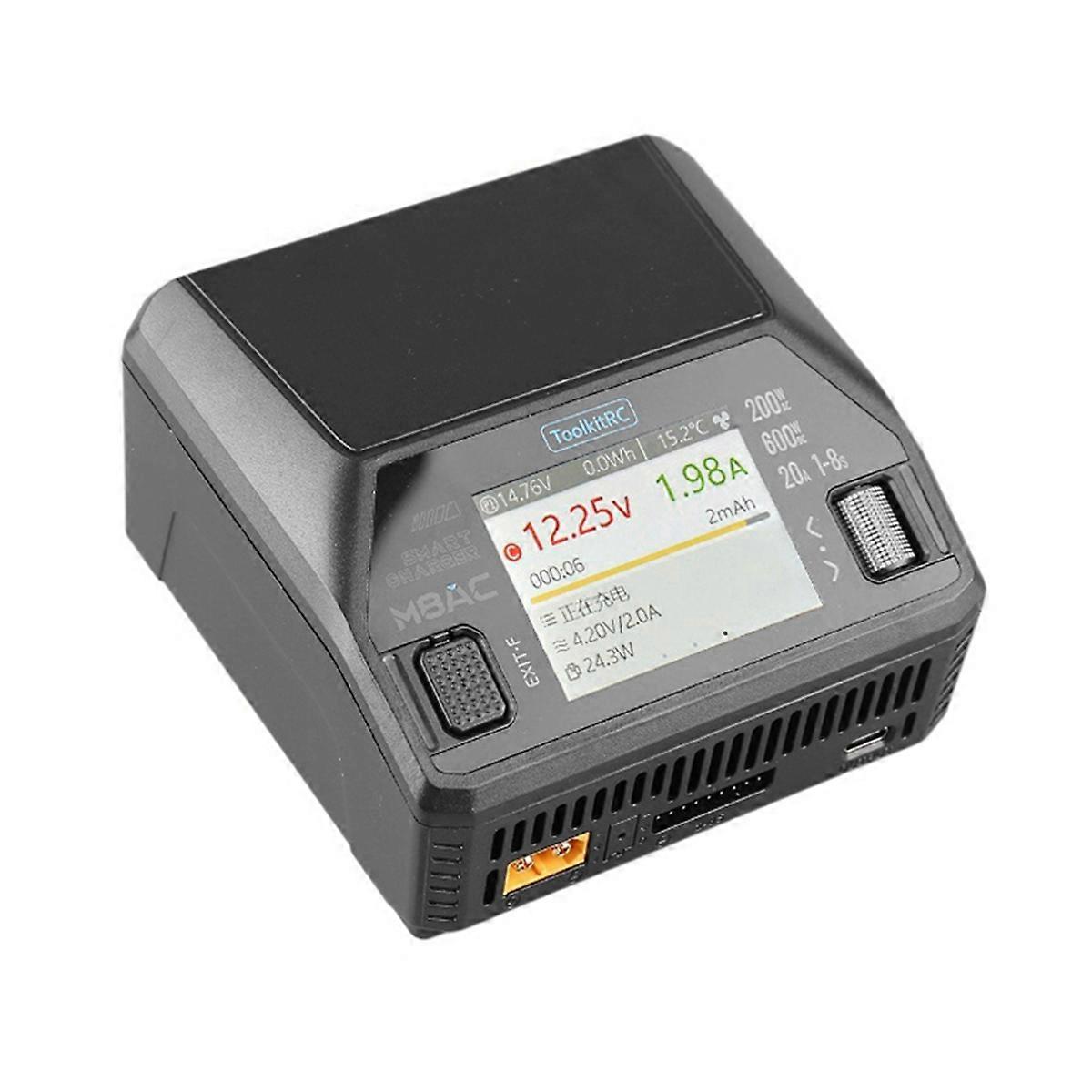 M8AC Smart Lipo Ladegerät Entlader AC 200W DC 600W 20A für 1-8S Balance Ladegerät PD 65W FPV US M8AC