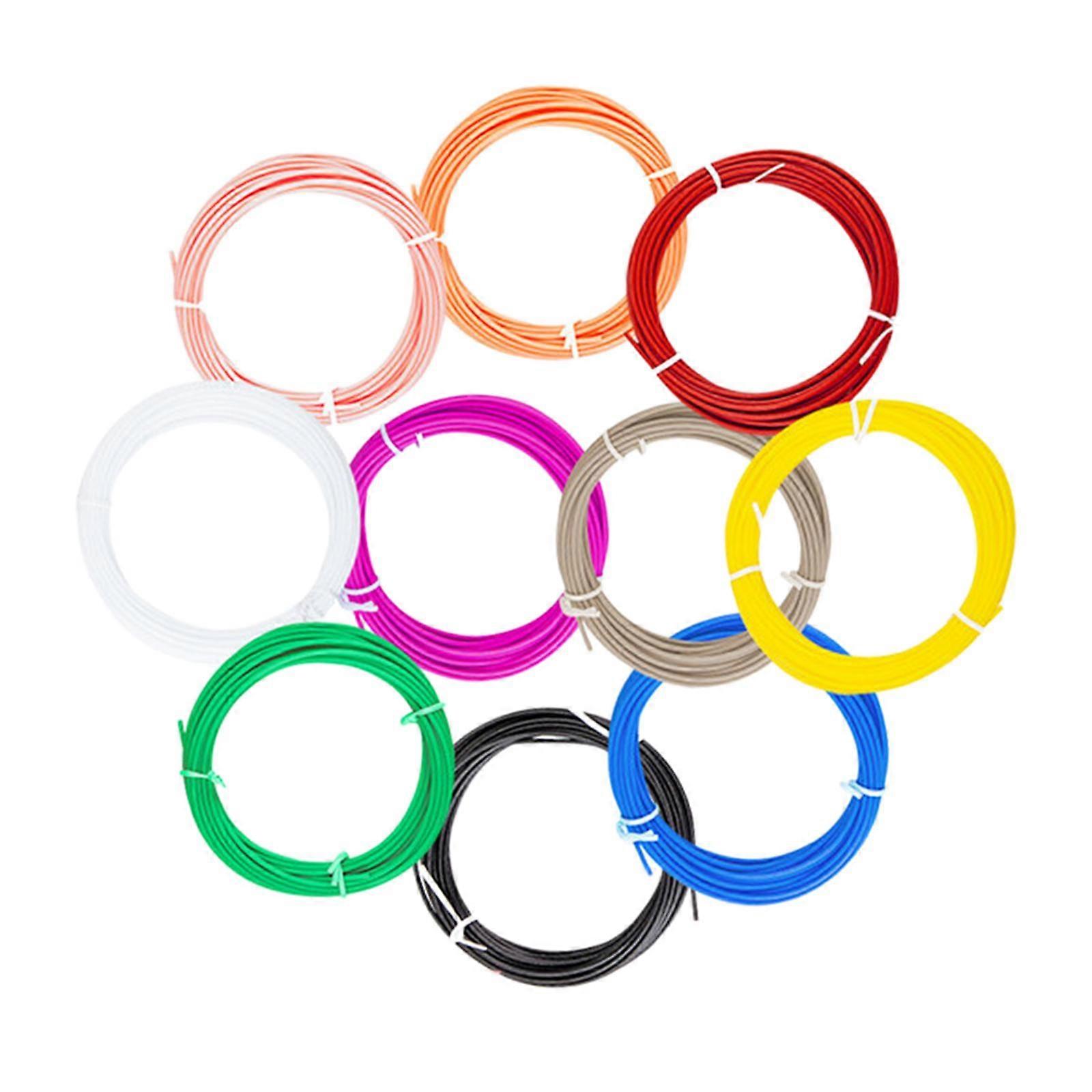 10Pcs/20Pcs PLA 3D Printer Filament, 3 Drawing Consumables Replacemance