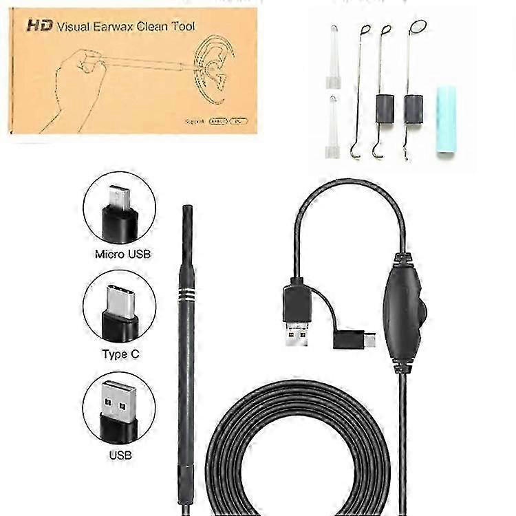 2025 Visual Earwax Cleaning Tool Camera Otoscope Ear Endoscopes