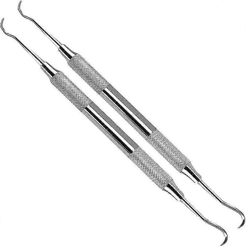 2X Professional Tartar Scraper Tool -double Ended Tartar Remover For Teeth(pack Of 2)