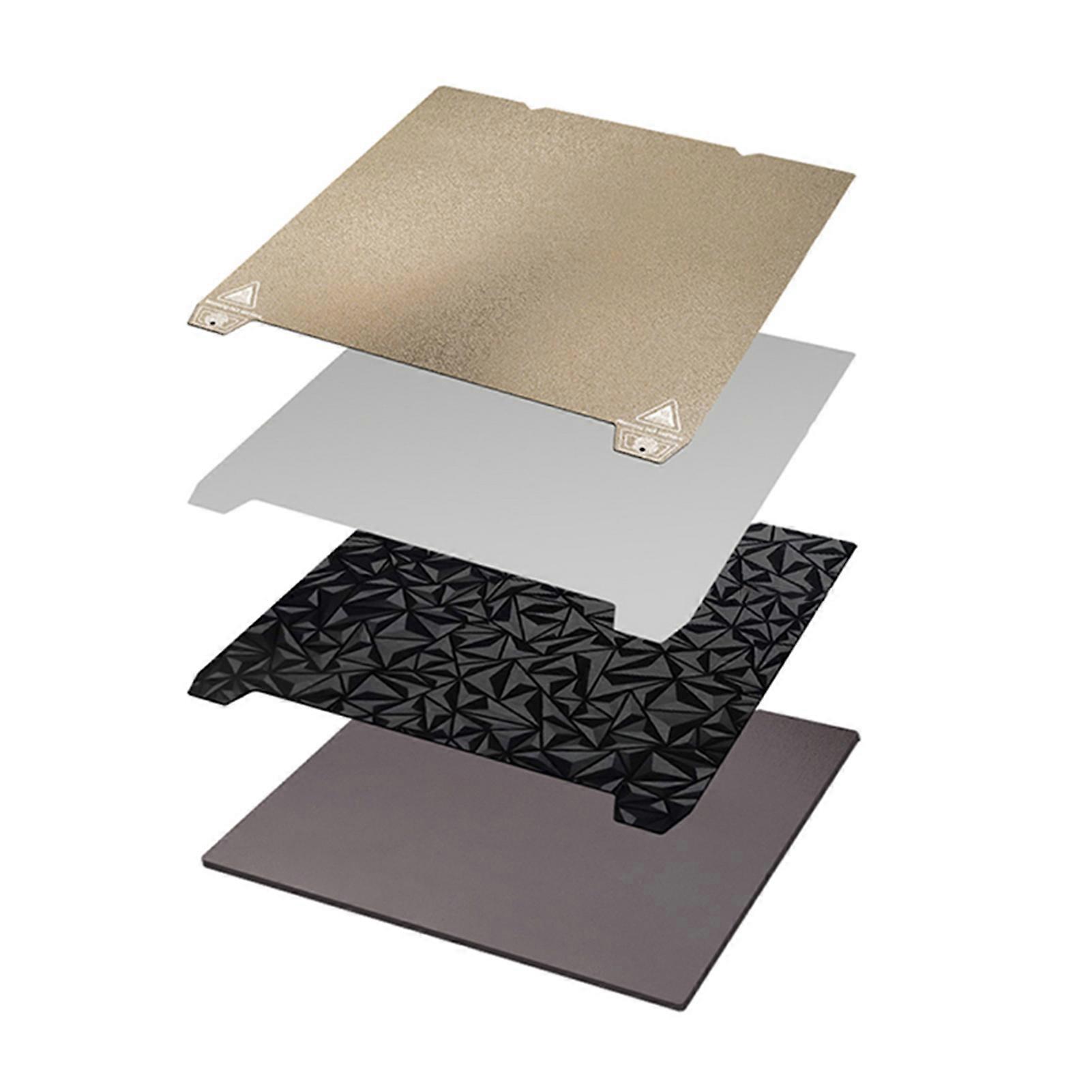 PEI PEO Build Plate 3D Print Bed Textured PEI Surface + Smooth PEO Surface Magnetic Spring Steel Flexible Platform Compatible with Ender-3 S1/