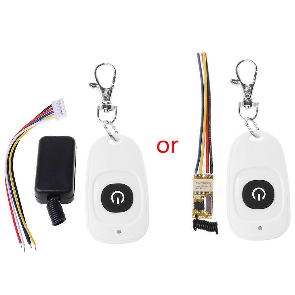 Upgrade 433Mhz Relay Receiver Universal Wireless Remote Control Switch Module Controller Switch Transmitter and Receiver White