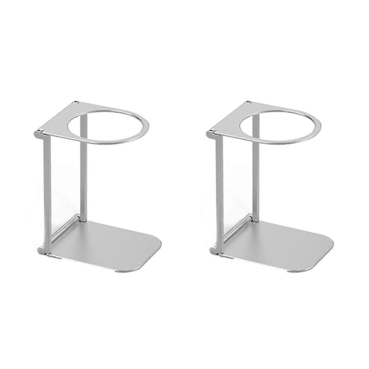 2Pcs Foldable Coffee Drip Holder Pour over Dripper Stand Aluminum Espresso Coffee Machine Support St