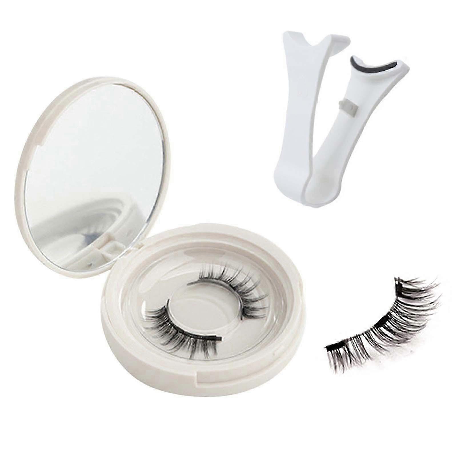 Magnetic Eyelashes Magnetic Lashes Magnetic Eyelashes With Applicator Reusable Natural Look Magnetic Lashes
