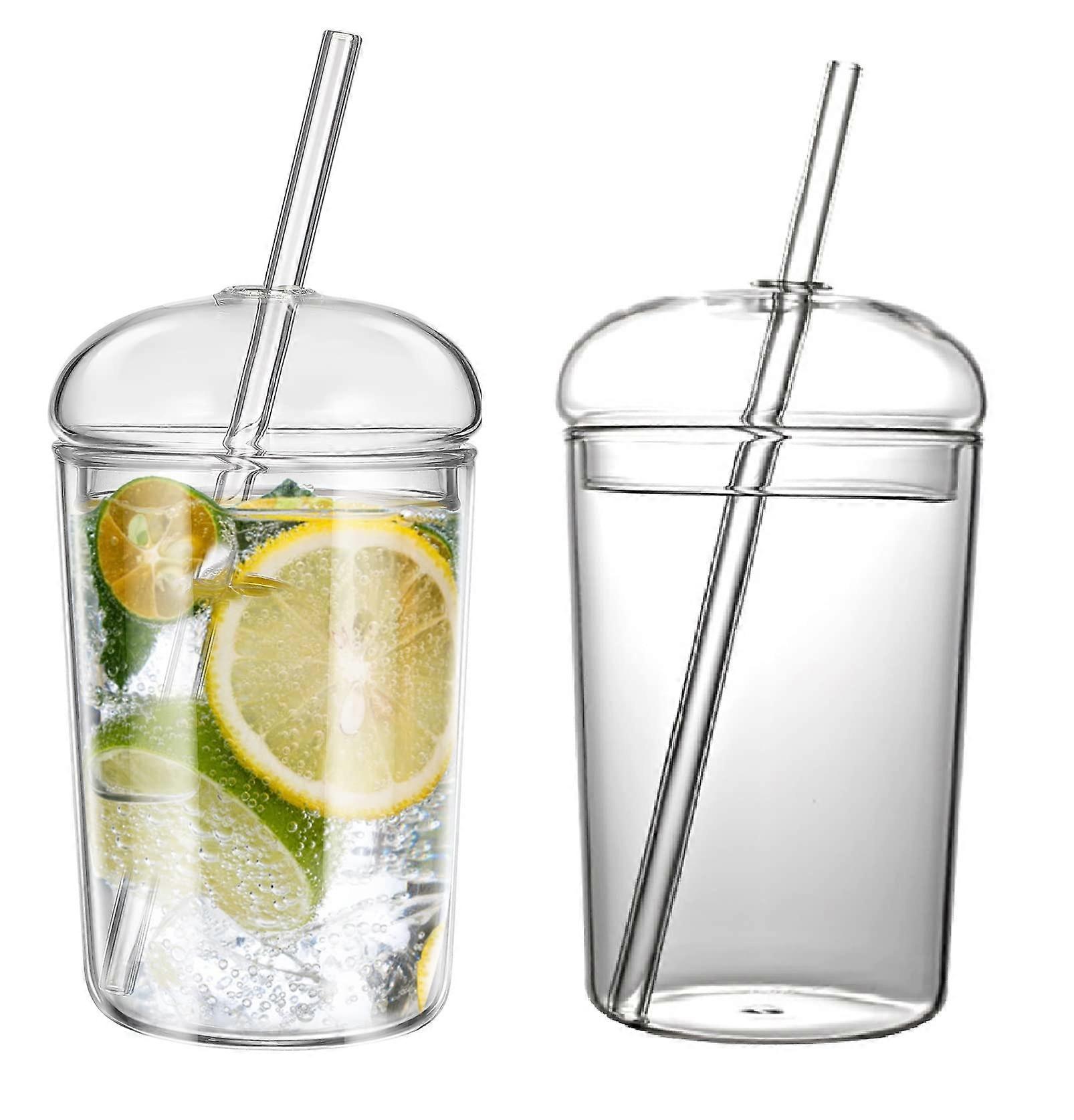 Clear Glass Tumbler for Home Use 15oz
