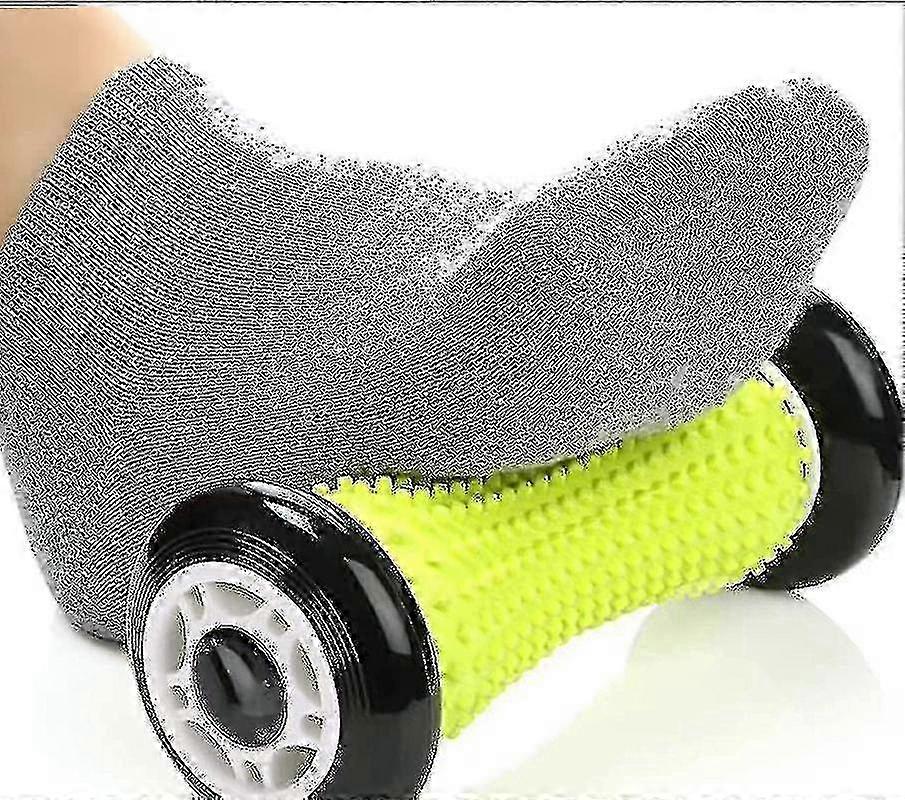 足底筋膜炎とアーチの痛みのためのフットマッサージローラー - ストレス解消と足の痛みのための黒い形のマッサージャー - プレミアムマッサージローラー