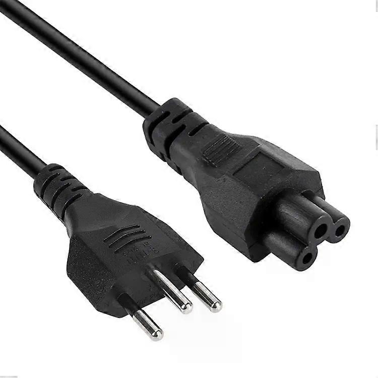 Brazil Notebook AC Power Cord-1.5m Length,3 Prong Style -