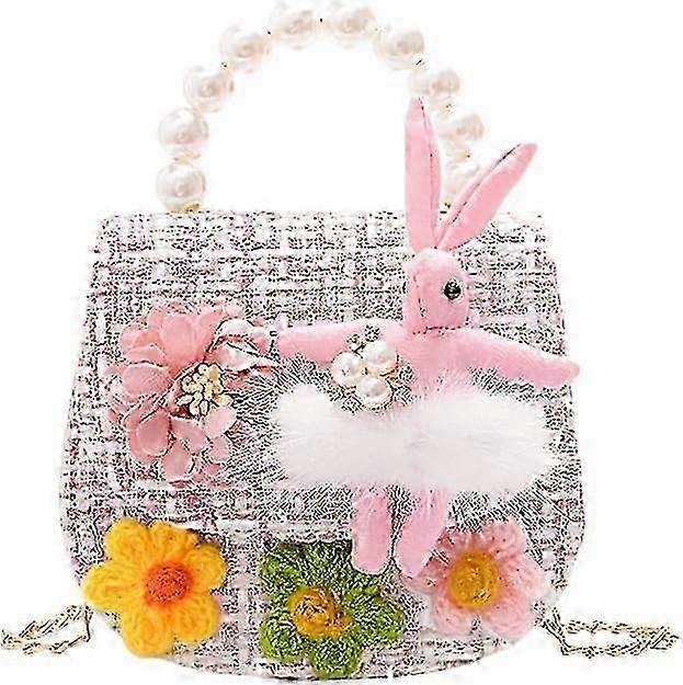 Little Girls Handbag Girl Shoulder Bag Messenger Bag Portable Mini Flip Bag Wallet Bag Suitable for Girls Age 2-7