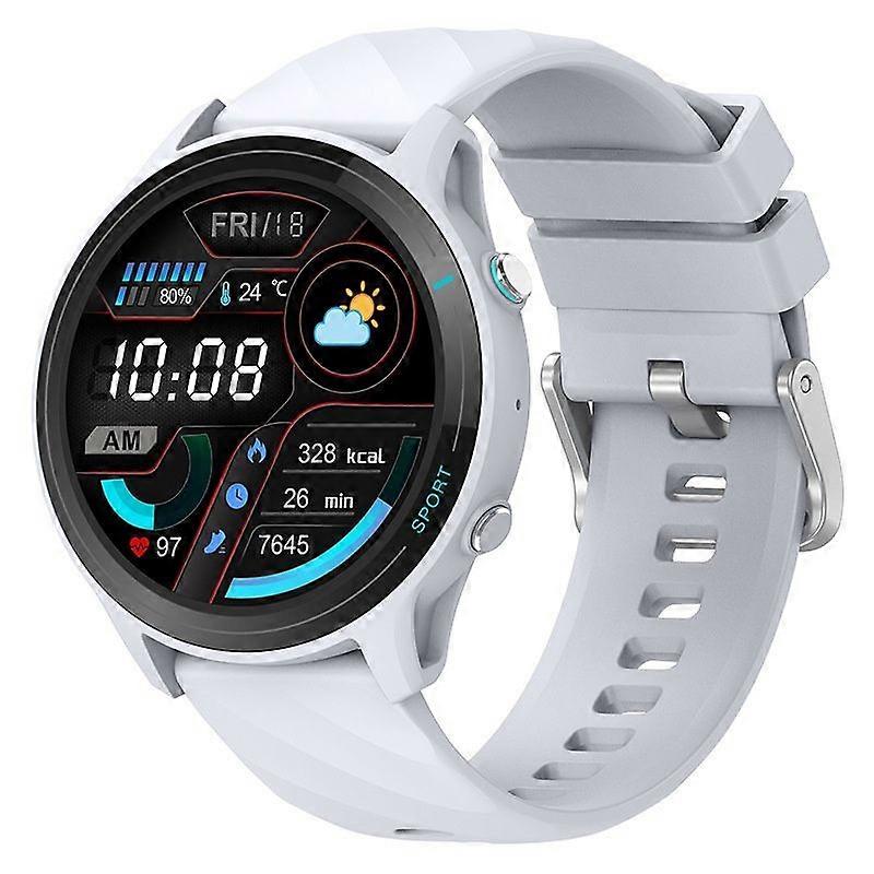 Smart Watch 1.52 Inch Full Touch Screen Health Monitoring Sleep Monitoring IP68 Waterproof (Silver)