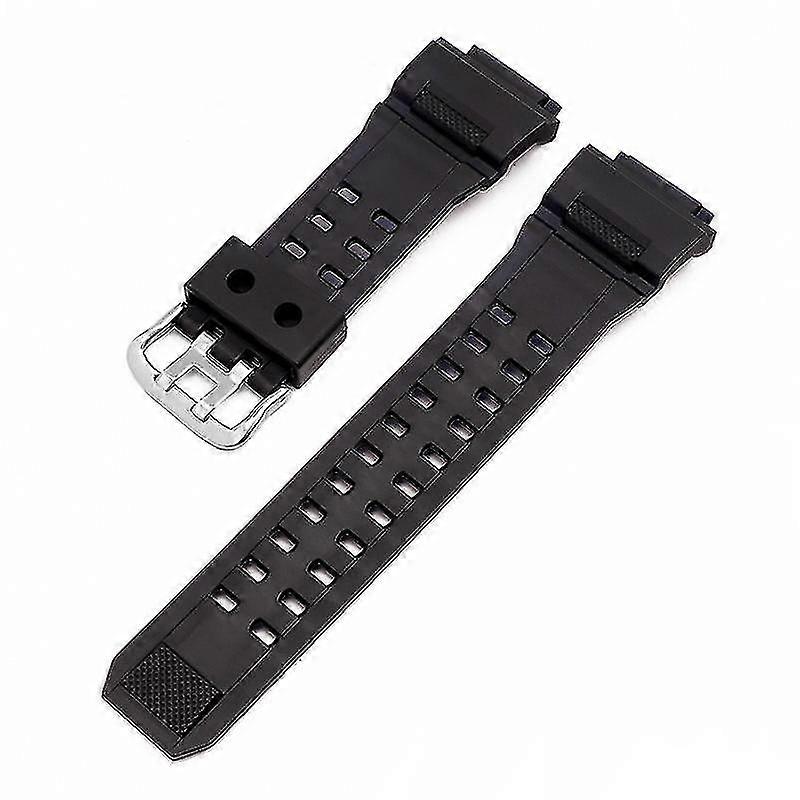 רצועת שעון גומי סיליקון מתאימה ל- Casio G Shock Gw9400 GW 9400 החלפה שחור עמיד למים W INK
