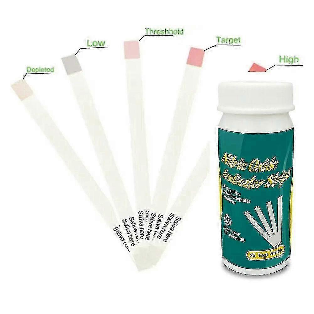 Nitric Oxide Indicator Strips Test Salivary Nitrite Levels 25strips