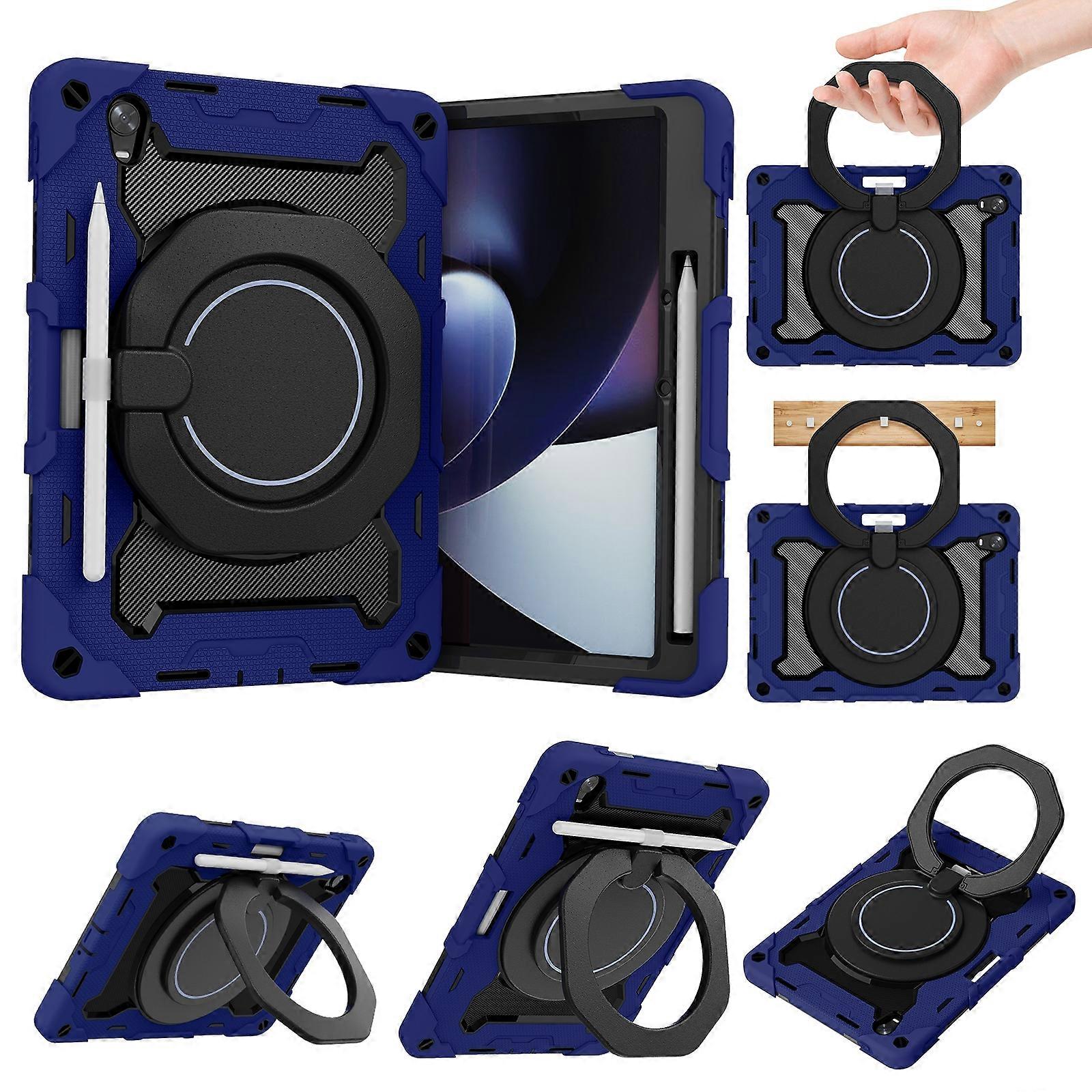 For OPPO Pad Armor Contrast Color Silicone + PC Tablet Case