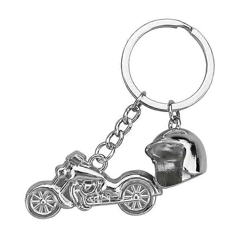 Simulation Cool Motorcycle Keychain Metal Decoration Pendant