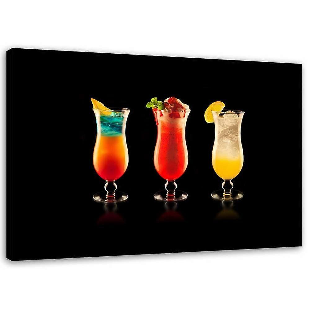 Fotobehang, Bartender cocktails - 100x70