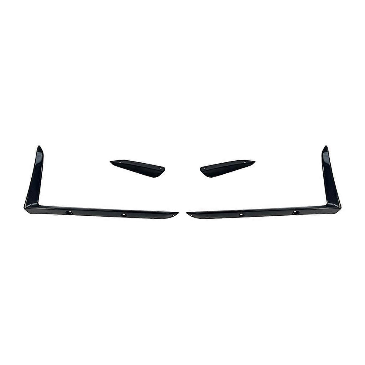 4PCS/Set Front Side Spoiler Trim Wind Knife Strip for A-Class W177 2024+ A1778854306 1778854406 1778