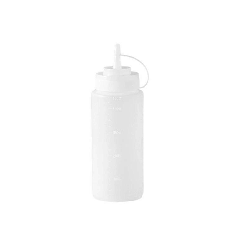 Plastic Squeeze Bottle Condiment Dispenser 450ML Clear