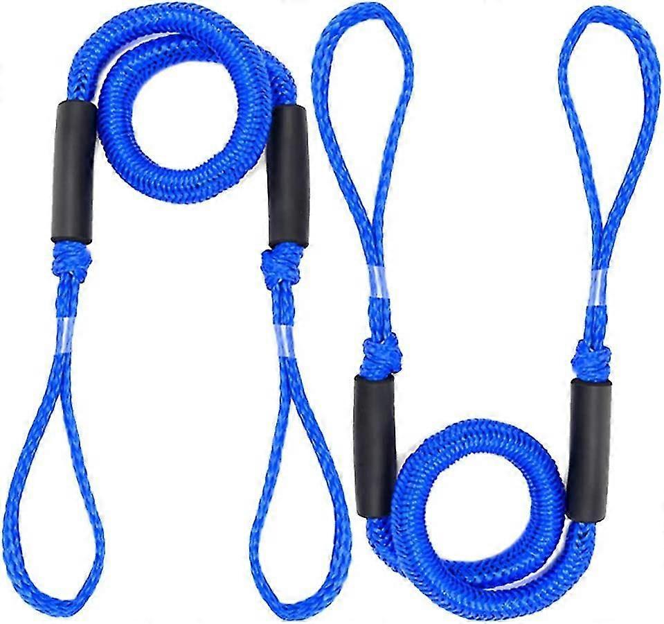 Bungee Dock Line Boot Mooring Rope Dock Line Bungee Dock Lines Bungee Schnüre Kajak Boot Anker Zubehör Stretch 2 Pack
