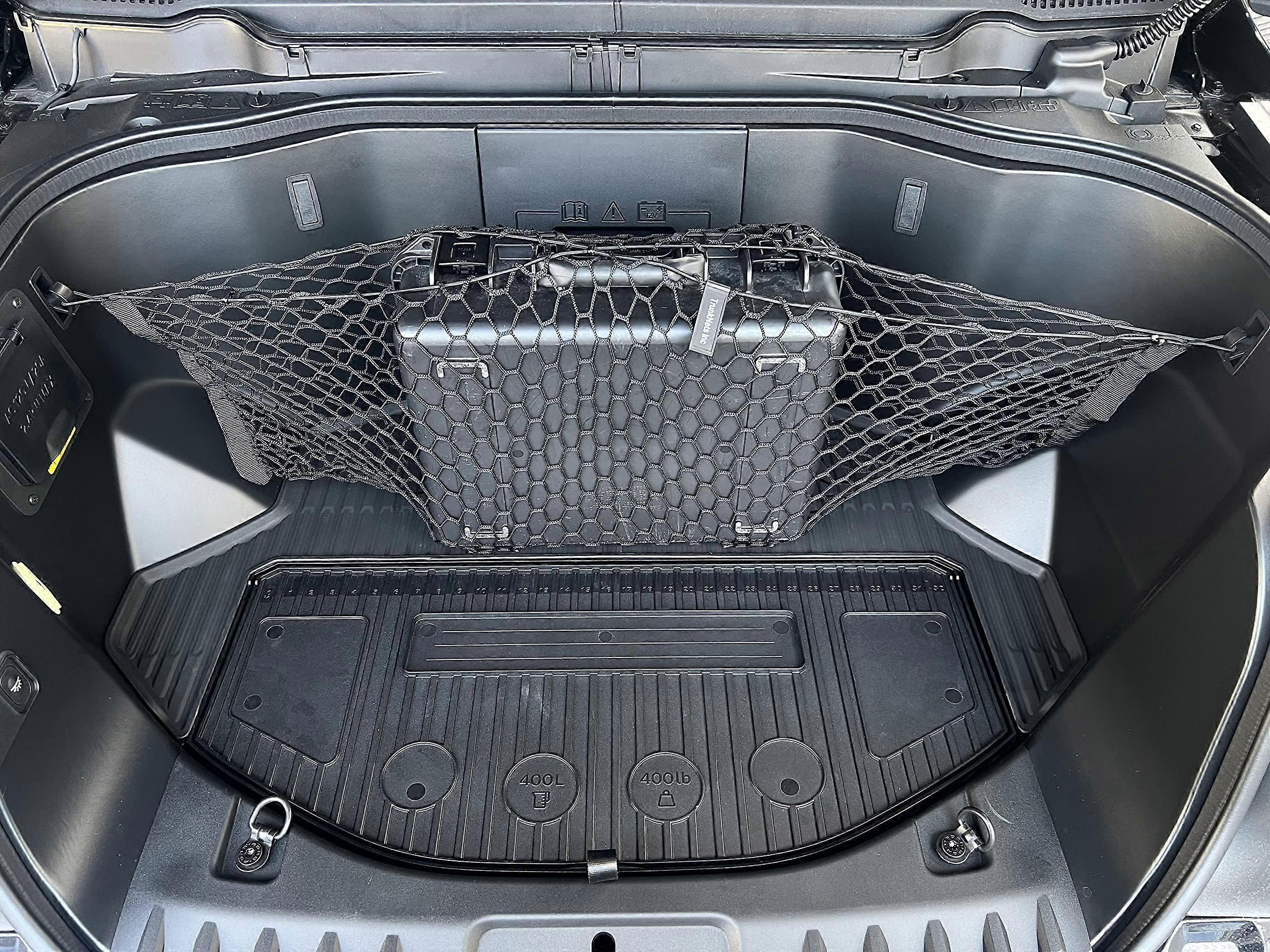Frunk Middle Mesh Cargo Net for Ford Lightning F150 Pro XLT Lariat Premium Frunk Organizer