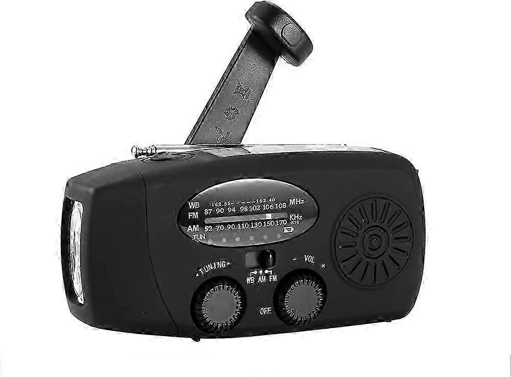 Solar Lantern, Ultra Bright LED Camping Light, 2 Adjustable Lighting Modes, 5 Charging Methods, with Hand Crank Dynamo