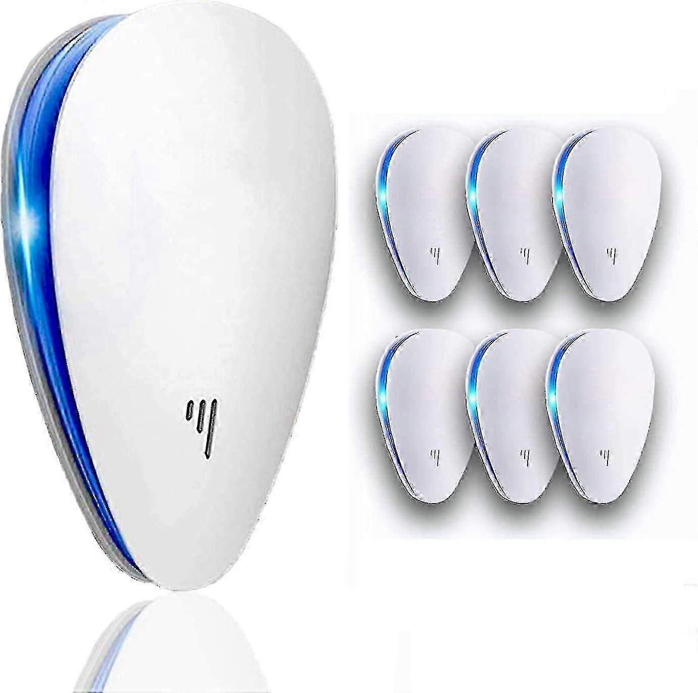 Ultrasonic Pest Repeller(6 Pack), Electronic Mouse Repellent Plug In, Mosquito Repellent Indoor Pest Control For Mosquitoes, Mouse, Spider,fly