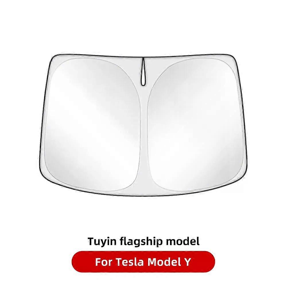 YZ Tesla Model Y 3 Highland Ardıç 2021-2025 Araba Güneşlik Ön Cam Gölge Vizör Cam Çatı Işıklık UV Koruması