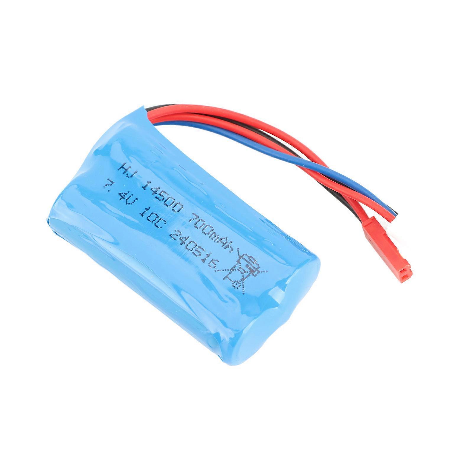 7.4V 700mAh Lipo Batteryfor1/24RC Car with JST Plug RC Battery for AXIAL SCX24 1/24 RC Car Upgrade Parts