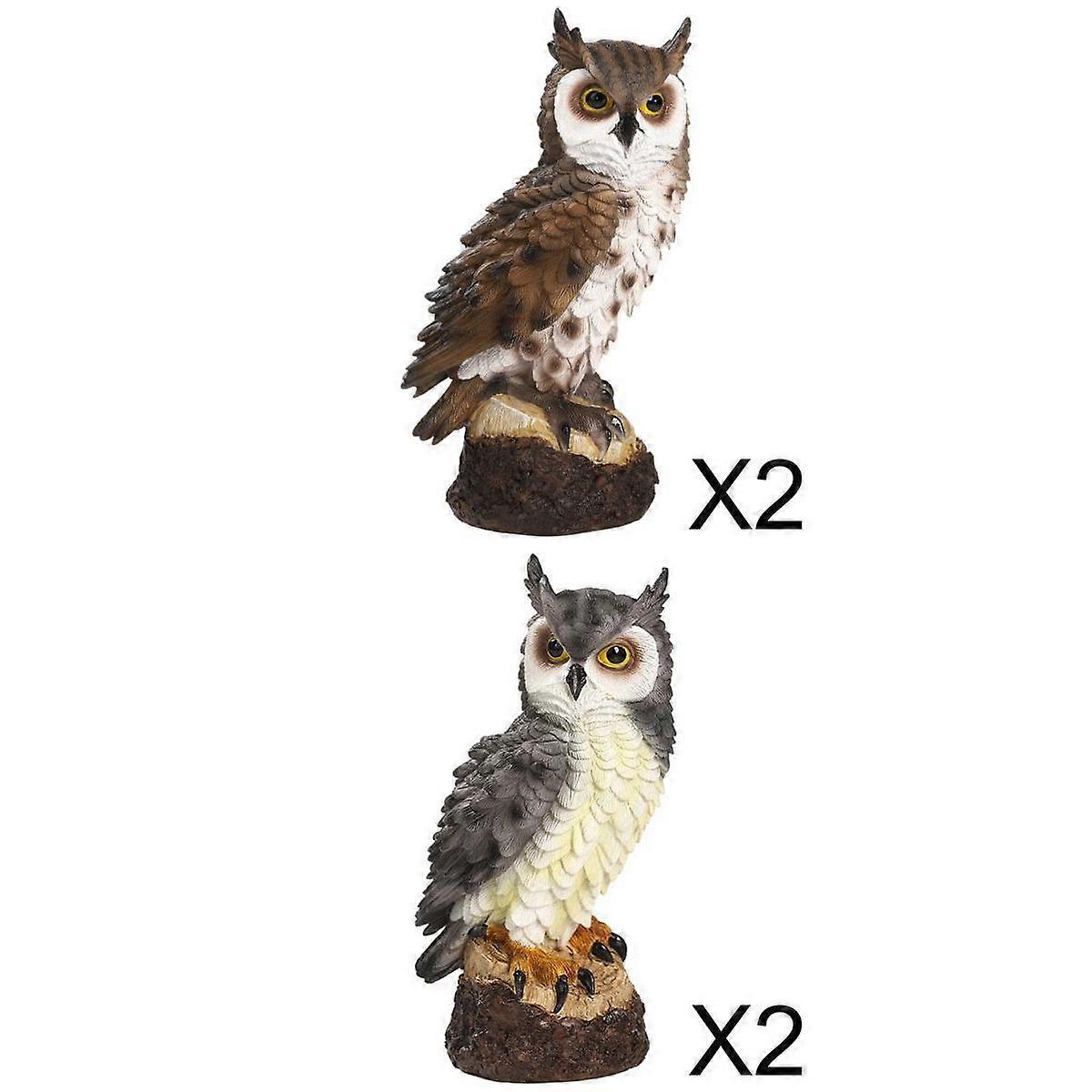 4 Pcs leurre oiseau épouvantail cour