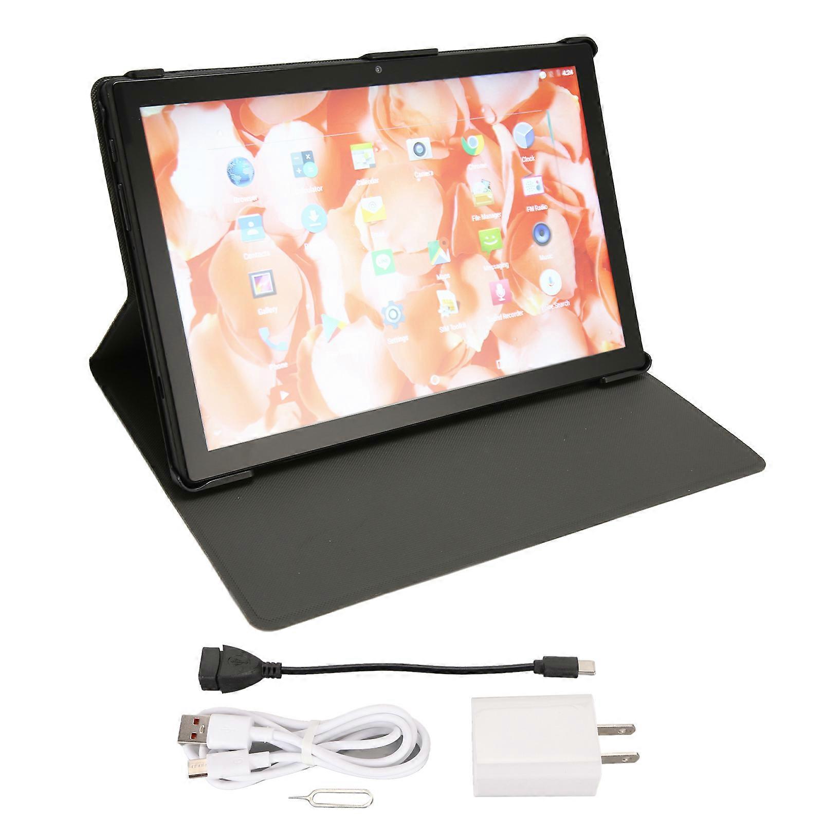 10.1 Inch Tablet Android 12.0 Octa Core 8GB RAM 256GB ROM Tablet with Protective Case for Work Game
