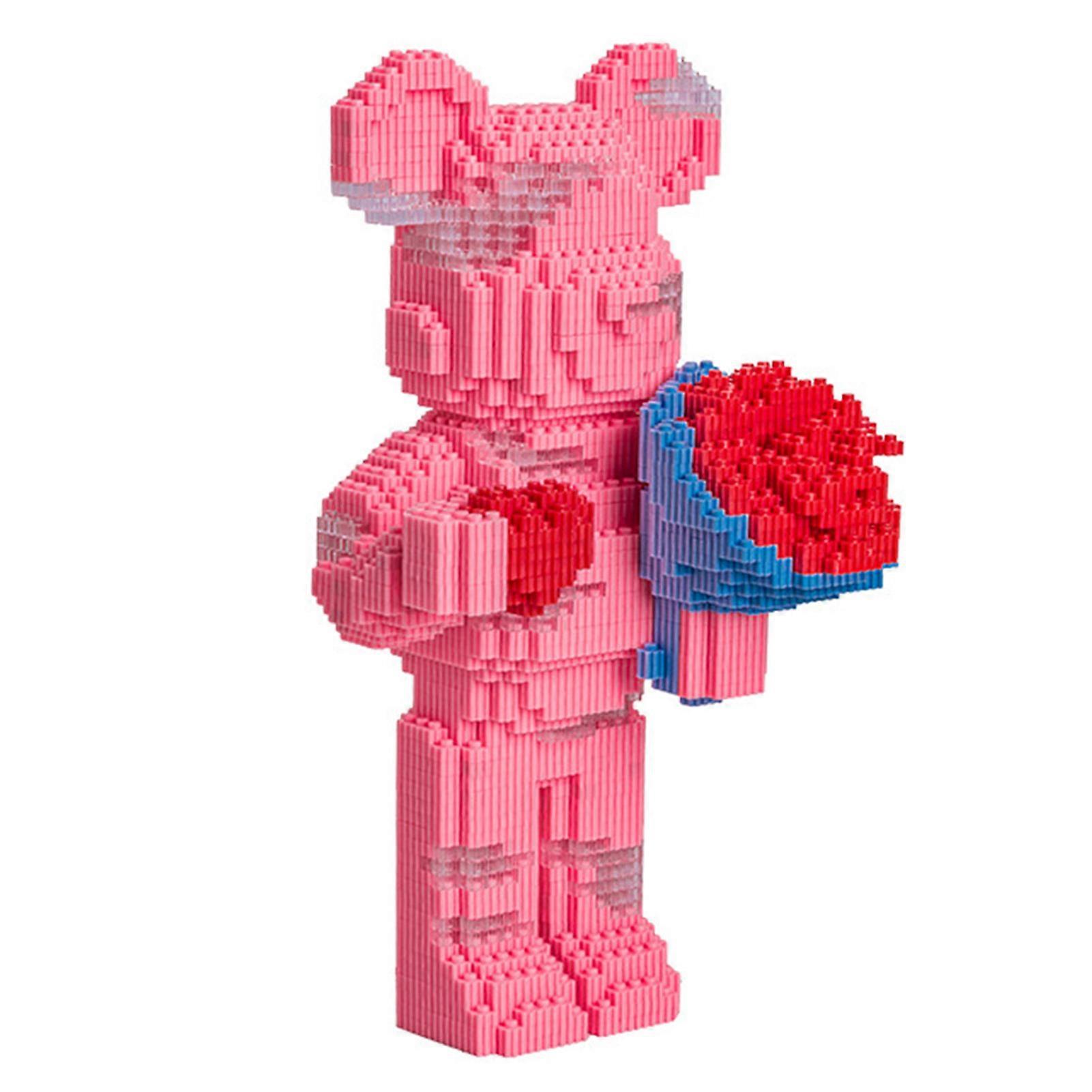 Bär Block Spielzeug DIY Intelligenz Training Bär Block Stein für Eltern Kinder Erwachsene