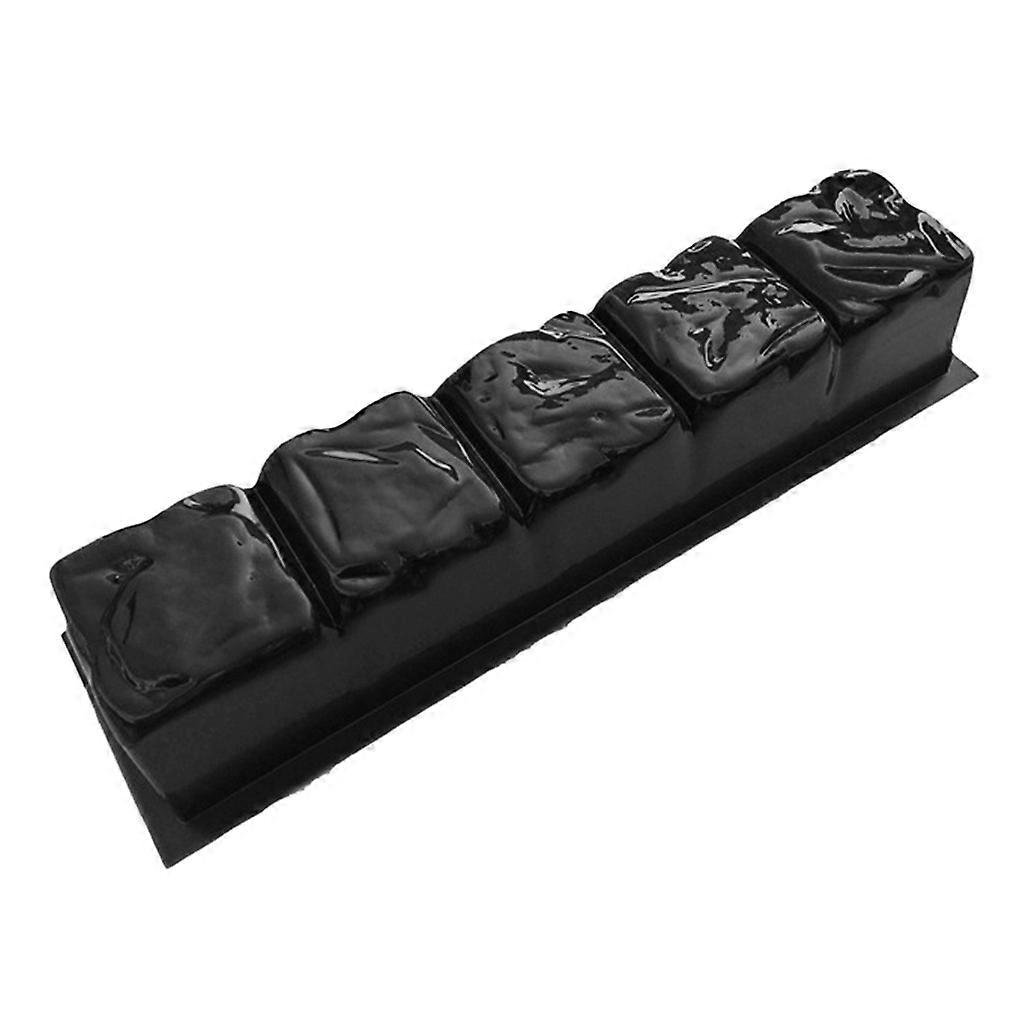 Simulation Stone Pavement Patio Concrete Stepping Driveway Paving for Path Mold Black