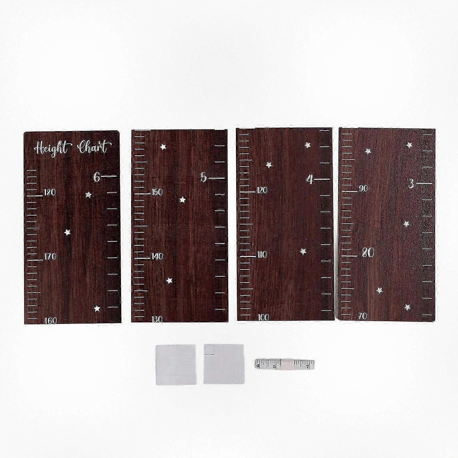 Wooden Growth Chart for Kids and Toddlers, Easy to Install Height Measurement Ruler, Perfect Wood Height Chart for Home Use