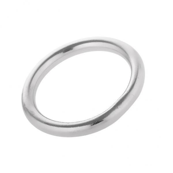 2-6pack Seamless Stainless Steel O Round Rings Circle Craft Webbing Boat 6x30mm